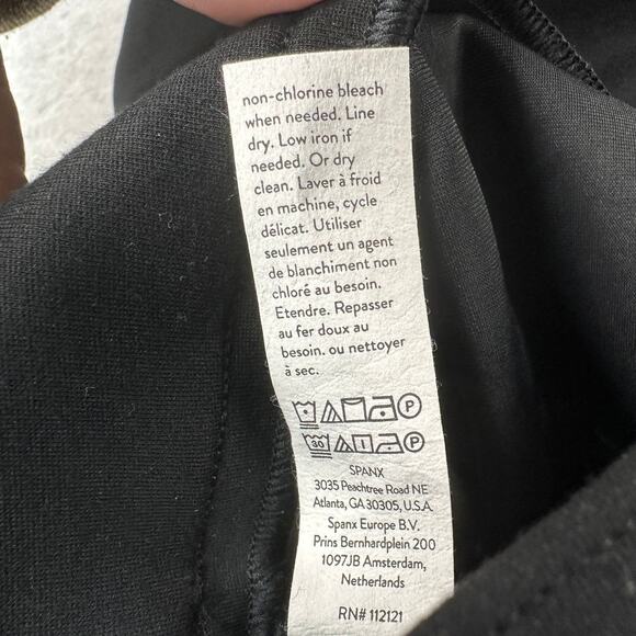 SPANX Pants Supersmooth Kick Flare Perfect Fit Ponte Sz 2X Black Stretchy Curvy - Picture 8 of 15